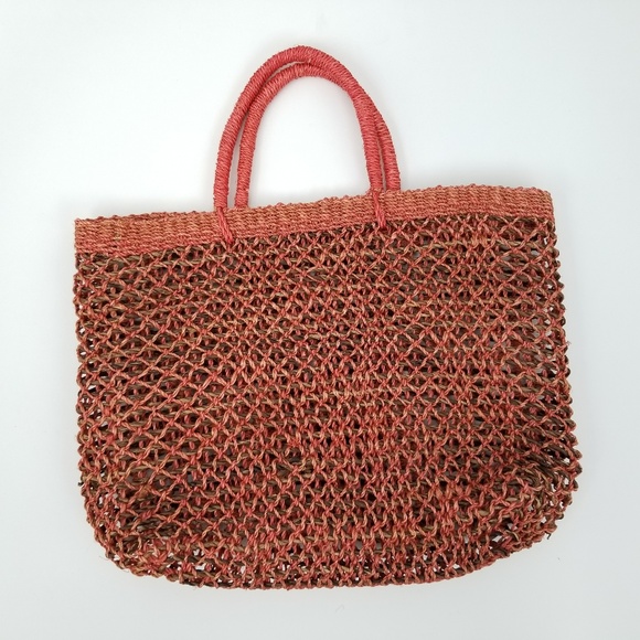 large straw tote beach bag